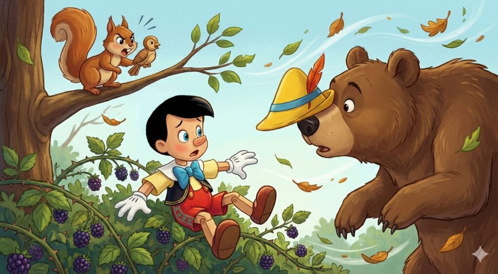 Vakara Pasaka - Pinokio un meža vēja izdarības